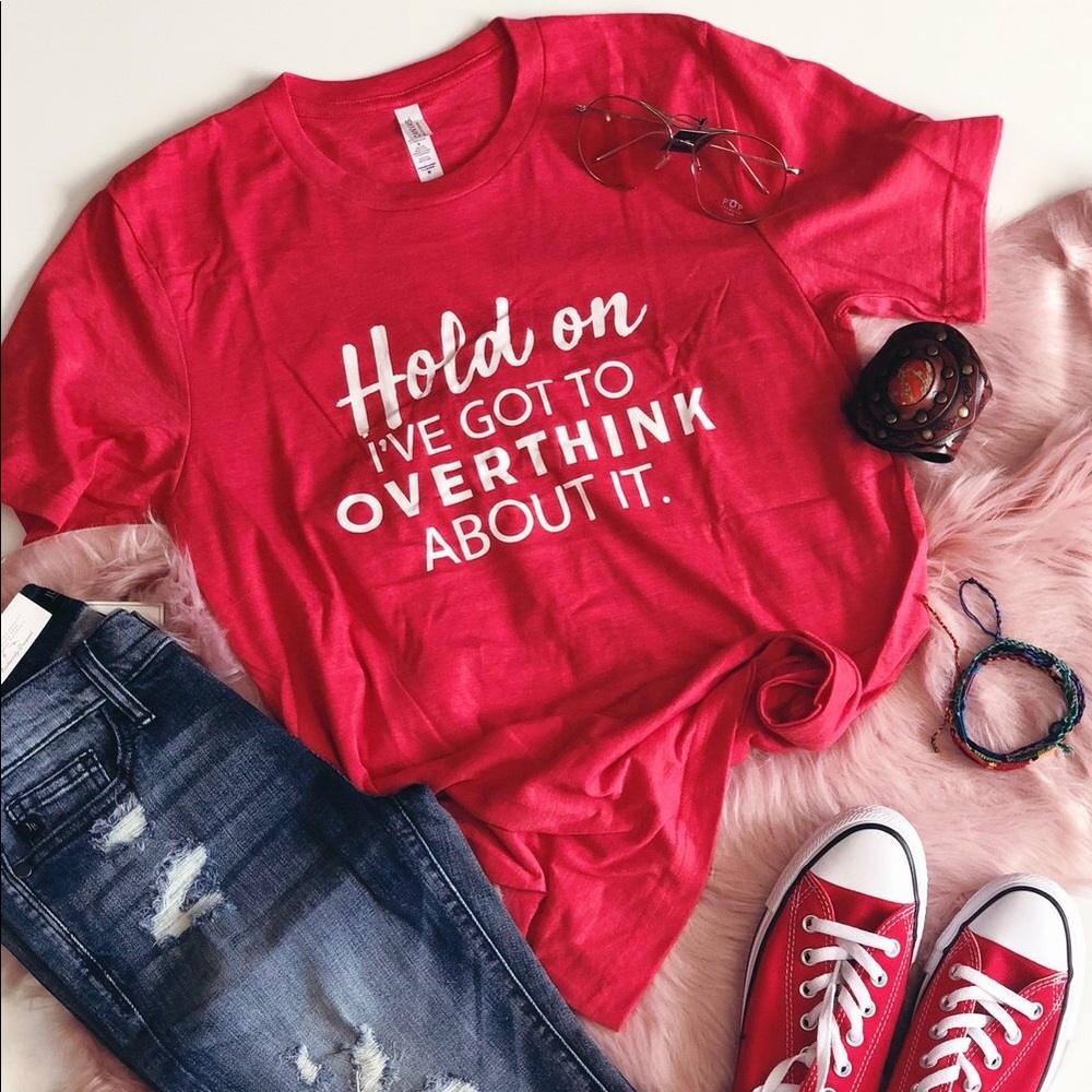 »CLEARANCE ITEM-FIRM« "Overthink About it" Tee